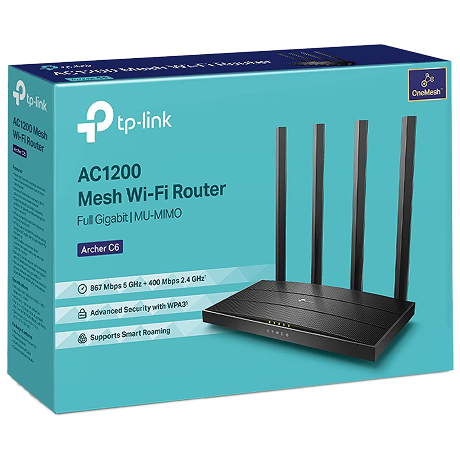 wi fi роутер tp link archer c6 v3